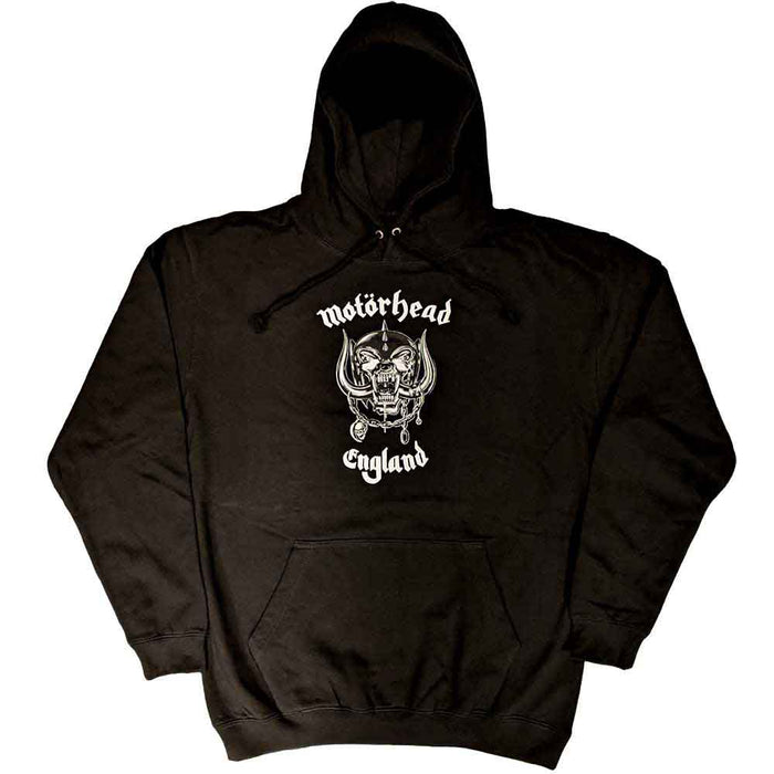 Motörhead Unisex Pullover Hoodie, England Rock Off