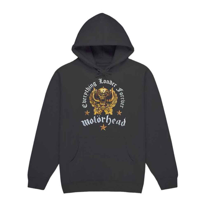 Motörhead Unisex Pullover Hoodie, Everything Louder Forever Rock Off