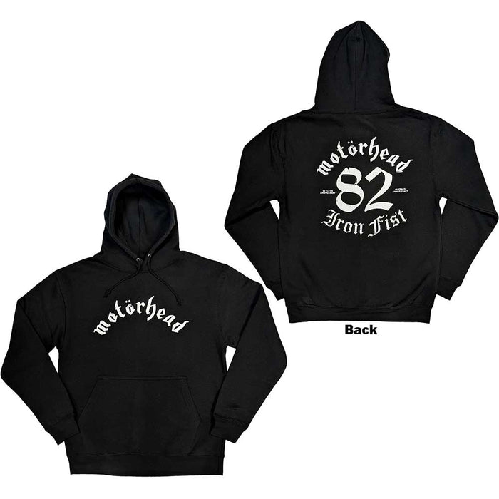 Motörhead Unisex Pullover Hoodie,  Iron Fist' 82 Rock Off