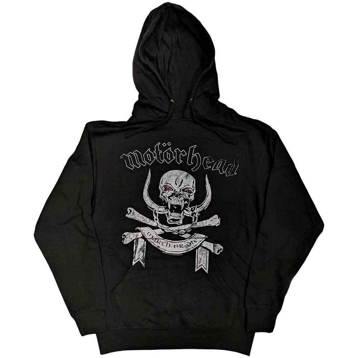 Motörhead Unisex Pullover Hoodie, March or Die Rock Off