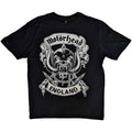 Motörhead Unisex T-shirt - Crossed Sword England Crest Rock Off
