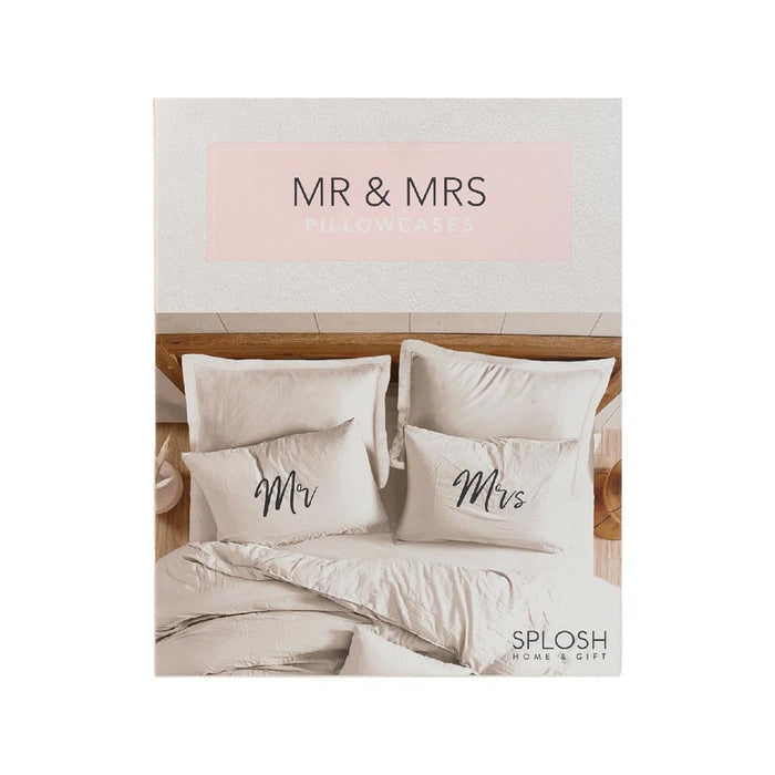Splosh Mr & Mrs Pillowcase Set | Koop.co.nz