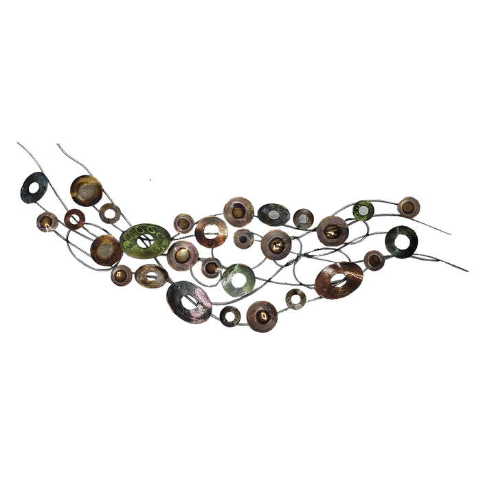 Multi Circle Wallpiece | Metal