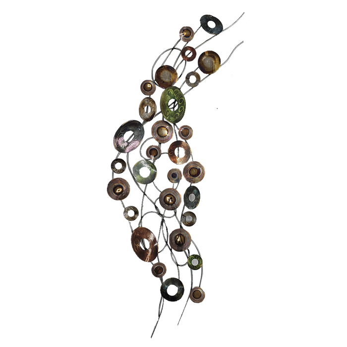 Multi Circle Wallpiece | Metal