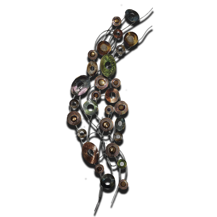 Multi Circle Wallpiece | Metal