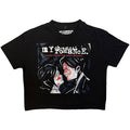 My Chemical Romance Ladies Crop Top: Three Cheers