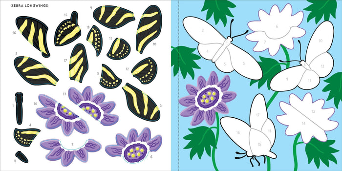My First Color-By-Sticker Book: Butterflies & Bugs