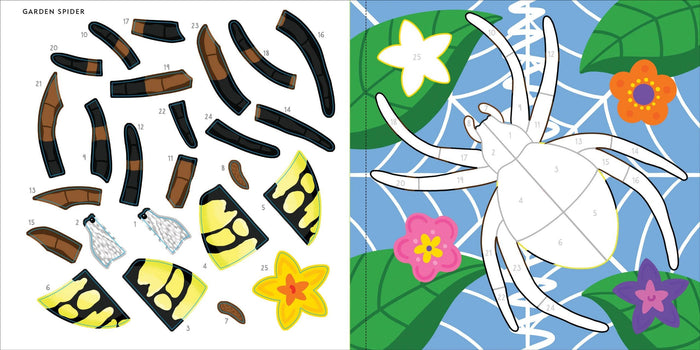 My First Color-By-Sticker Book: Butterflies & Bugs