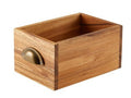 Natural Acacia Wood Display Drawer 21.5cm x 15cm x 11cm
