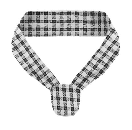 Neckerchief Small Check Triangular Poly/Cotton