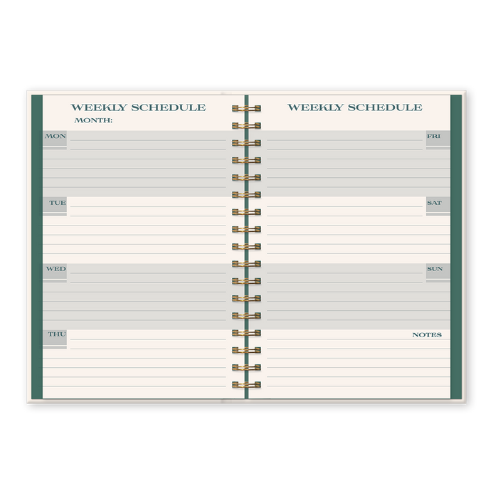 Nightshade Floral Daily Planner