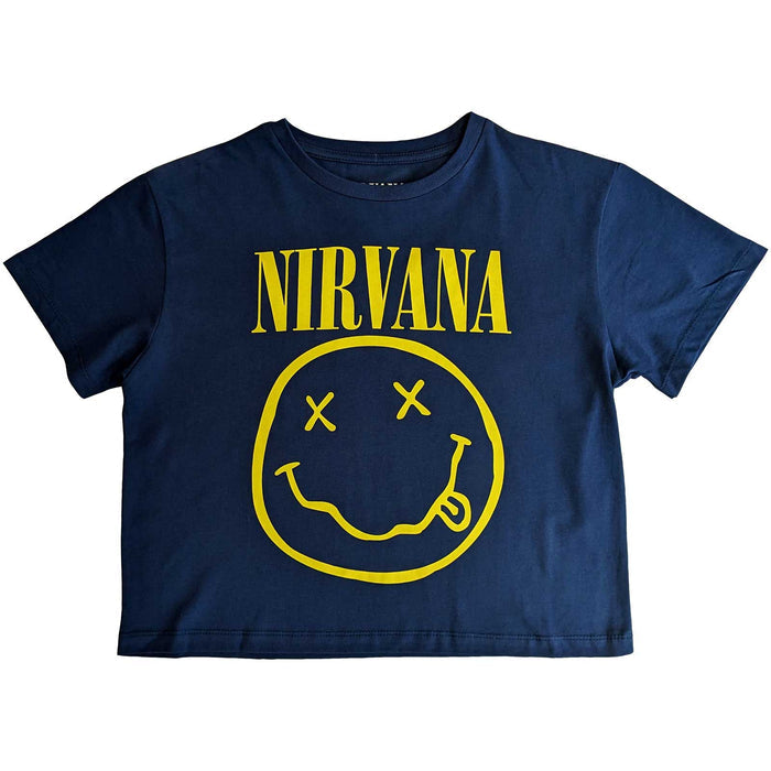 Nirvana Crop Top - Smiley Rock Off