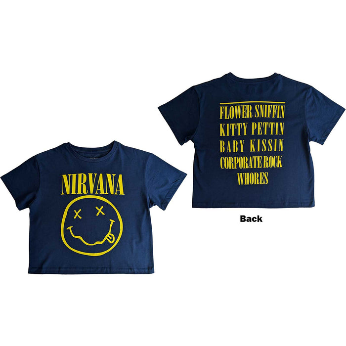 Nirvana Crop Top - Smiley Rock Off