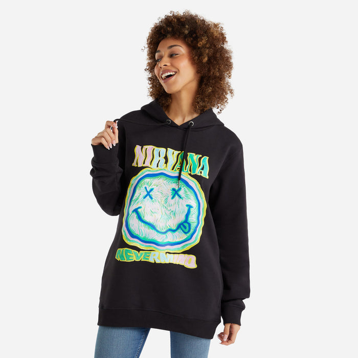 Nirvana Hoodie - Scribble Smiley Amplified