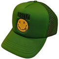 Nirvana Unisex Baseball Cap: Happy Face Rock Off