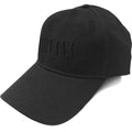 Nirvana Unisex Baseball Cap: Text Logo Rock Off