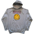 Nirvana Unisex Hoodie - XEROX HAPPY FACE PINK Rock Off