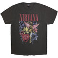 Nirvana Unisex Stone Wash T-Shirt: In Utero Vintage Collage