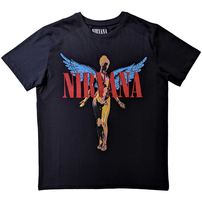 Nirvana Unisex T-Shirt - Angelic, Black Rock Off