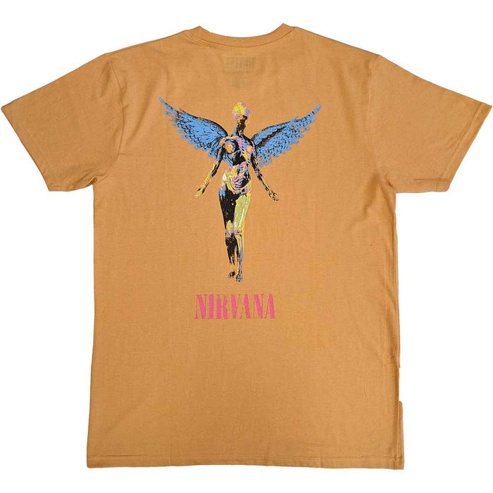 Nirvana Unisex T-Shirt - Angelic, Orange Rock Off