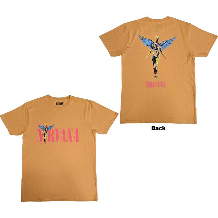 Nirvana Unisex T-Shirt - Angelic, Orange Rock Off