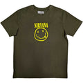 Nirvana Unisex T-Shirt - Yellow Smiley Rock Off