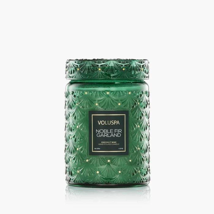 Noble Fir Garland 18oz Jar Candle