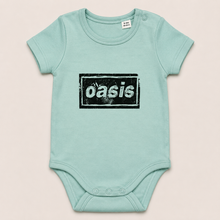Oasis Kids Baby Grow: Lino Logo (Ex-Tour)