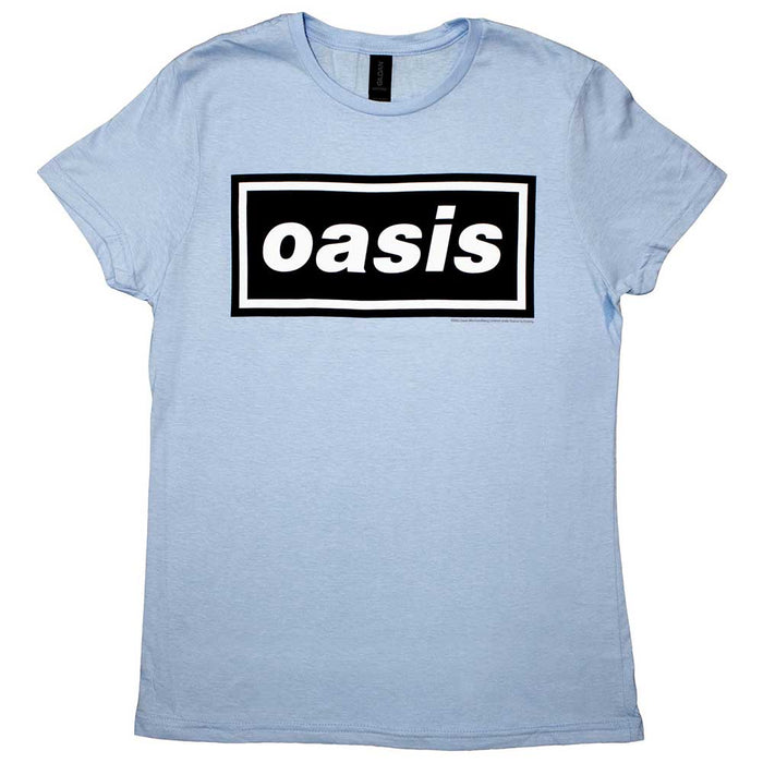 Oasis Ladies T-shirt , Decca Logo Rock Off