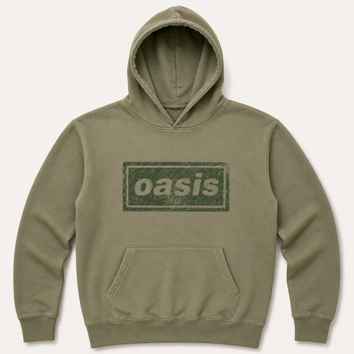 Oasis Unisex Pullover Hoodie: Lino Logo
