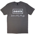 Oasis Unisex T-shirt , Definitely Maybe Distressed Logo Rock Off