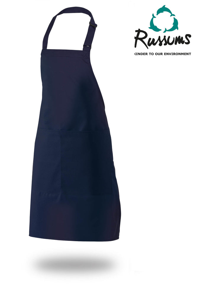 Ocean Bib Apron 72cm x 84cm Poly/Cotton Self Adjustable Neck With Pocket