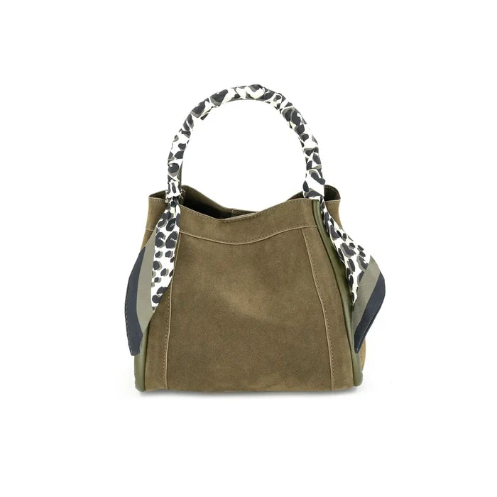 Olive Bandana Bucket Bag