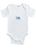 Onesie (Short Sleeve), Combed Cotton, Willy Whale