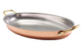 Oval Dish Copper Plated 34 x 23 x 4cm (L x W x H) (Box Of 3)