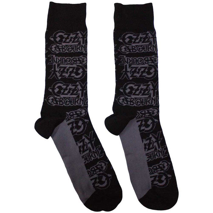Ozzy Osbourne Unisex Ankle Socks: Logo Repeat Rock Off