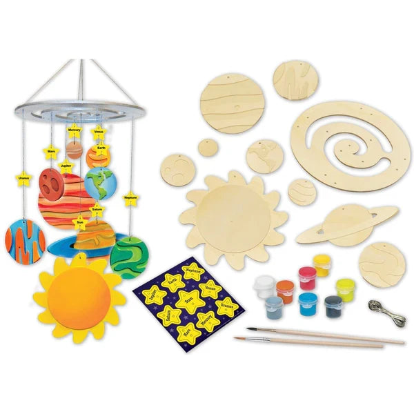 Paint Your Own Solar System Mobile