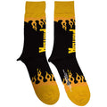 Pantera Unisex Ankle Socks: Flame Rock Off
