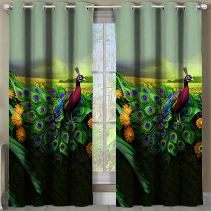 Peacock [Reversible or 2 Piece Set] Blackout Panel