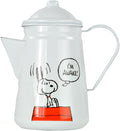 Peanuts "I'm Awake" Enamel Coffee Pot SNOOPY