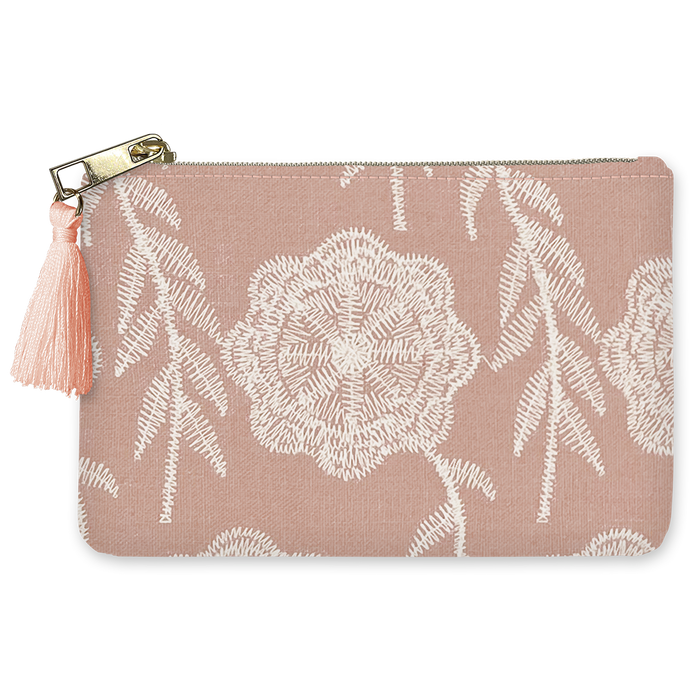 Peony Coin Pouch