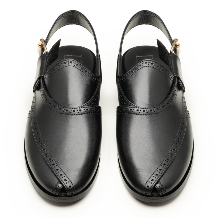 Peshawari - PS-02 BLK - cobblersofficial