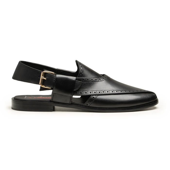 Peshawari - PS-02 BLK - cobblersofficial