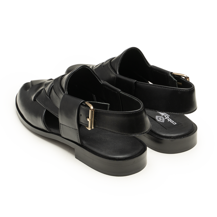 Peshawari - PS-05 BLK - cobblersofficial