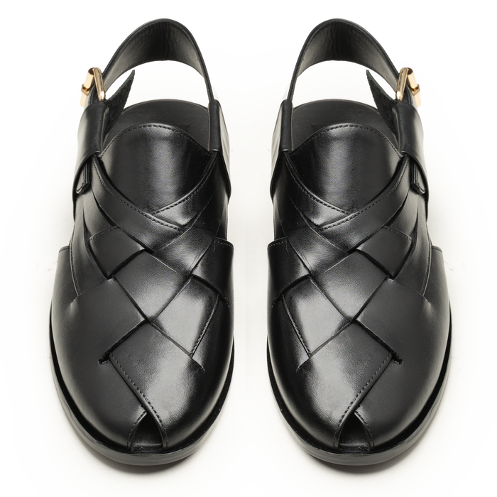 Peshawari - PS-05 BLK - cobblersofficial