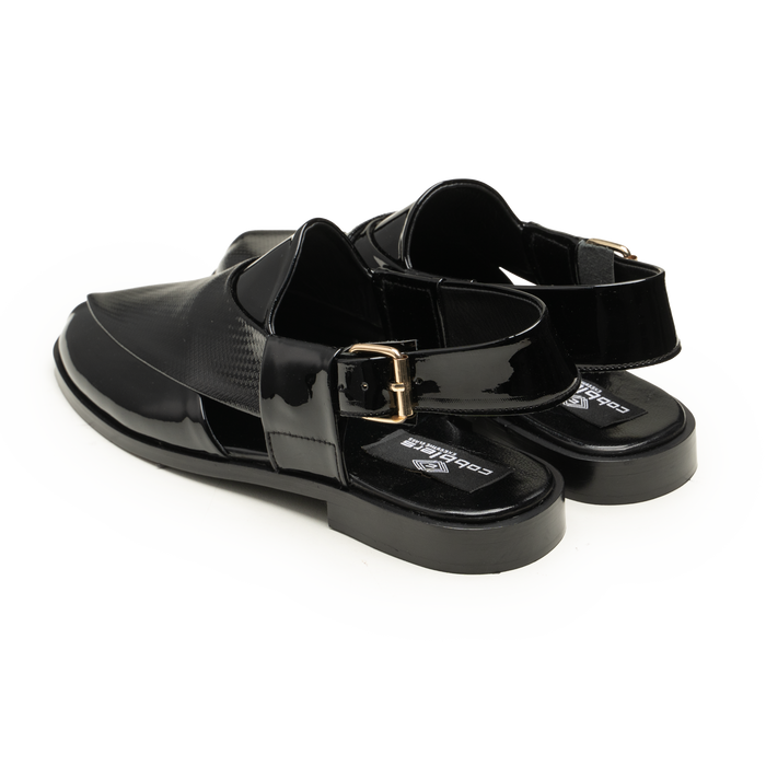 Peshawari - PS-06 BLK - cobblersofficial