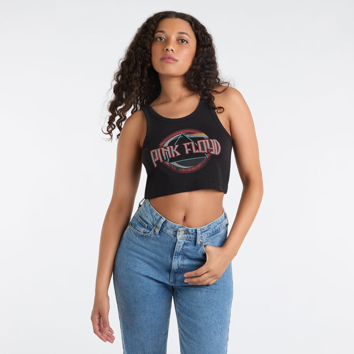 Pink Floyd Baby Crop Top, Ladies Amplified