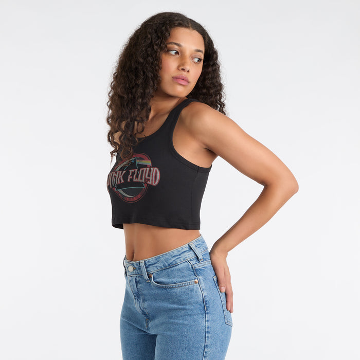 Pink Floyd Baby Crop Top, Ladies Amplified