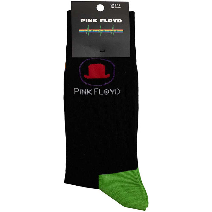 Pink Floyd Unisex Ankle Socks: Bowler Hat Rock Off