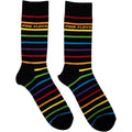Pink Floyd Unisex Ankle Socks: Wide Stripes Rock Off